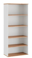Шкаф для документов высокий с глухими дверьми Foil TES38150321 Дуб крафт золотой