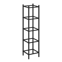 Loft Угловой проходной переходной модуль VR.L-SL.UPK-3.4.4 Серый металл 446×446×1869
