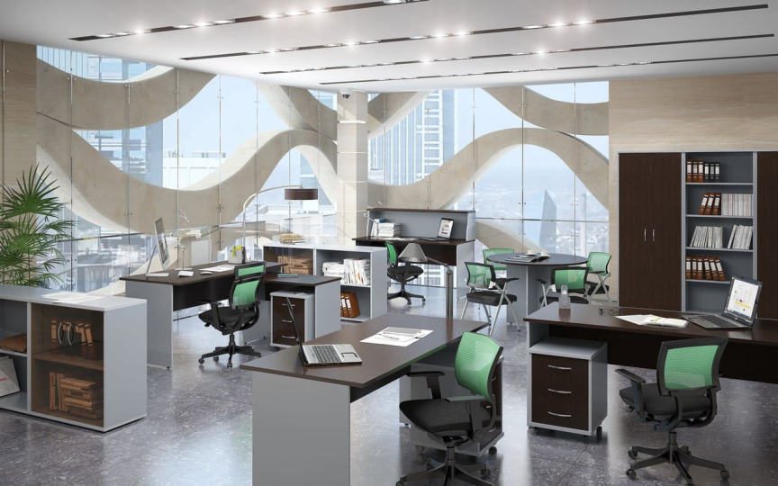 Мебель для персонала Imago цвет Металлик