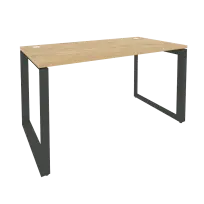 Onix Стол рабочий на О-образном м/к O.MO-SP-3.7 Тиквуд Светлый/Металл Черный 1380×720×750
