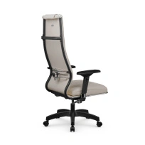 Кресло для руководителя Метта L 1m 50M/4D_17831_Кожа перфорированная NewLeather - Черный_Кожа перфорированная NewLeather - Черный