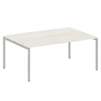 Metal System Quattro Перег. стол (1 столешница) на П-образном м/к 40БП.ПРГ-1.5 Акация/Антрацит металл 1800*1235*750