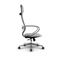 Кресло для руководителя Метта L 1m 42/K_17834_Кожа перфорированная NewLeather – Черный