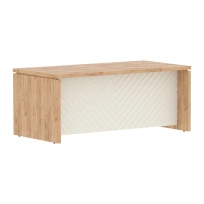 Стол для руководителя TLST 189H Сосна Эдмонт Z/Серо-голубой 1800×900×750 TORR LUX