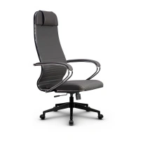 Кресло для руководителя Метта L 1m 38K2/K_17832_Кожа перфорированная NewLeather – Черный
