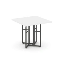 Стол журнальный Rift Direct RF.SJ-001 Дуб Табак / Металл Черный 680×680×580