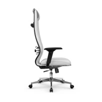 Кресло для руководителя Метта L 1m 50M/4D_17834_Кожа перфорированная NewLeather - Черный_Кожа перфорированная NewLeather - Черный