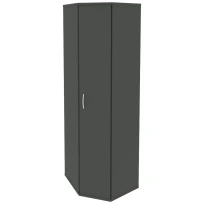 Riva Шкаф высокий угловой для документов А.СТ-1.10 Белый 600*600*1980