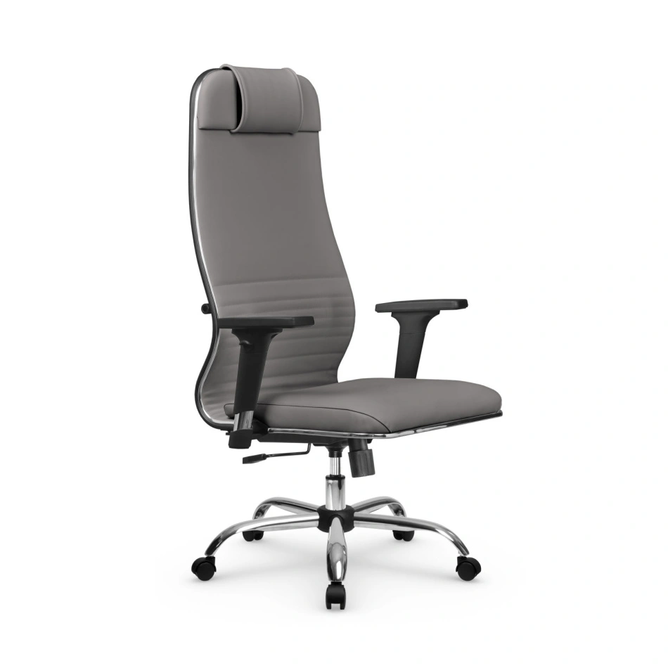 Кресло для руководителя Метта L 1m 38К2/2D_17833_Infinity Easy Clean_серый