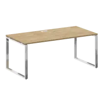 Shift Стол руководителя прямой без тумбы SK.SR-180 Дуб мали 1800×900×753