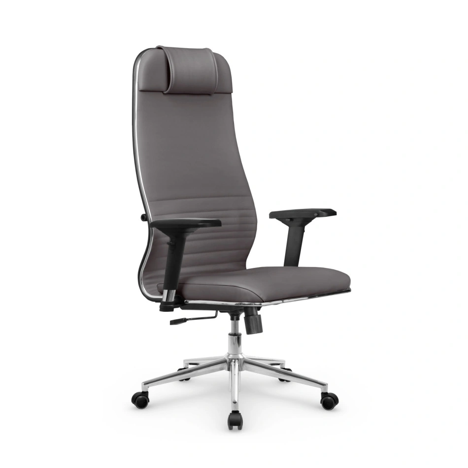 Кресло для руководителя Метта L 1m 38K2/4D_17852_Infinity Easy Clean_серый