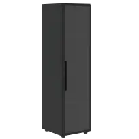 Шкаф для документов со стеклянной дверью VMCS 40.2(R) Яшма черный 400×430×1517 VELION