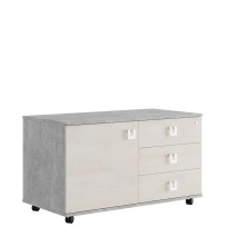 Тумба для документов подкатная Solid B SOB39120023 Дуб Шамони Светлый