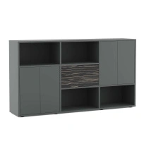 Шкаф средний Dali DLI37252221 эбен антрацит