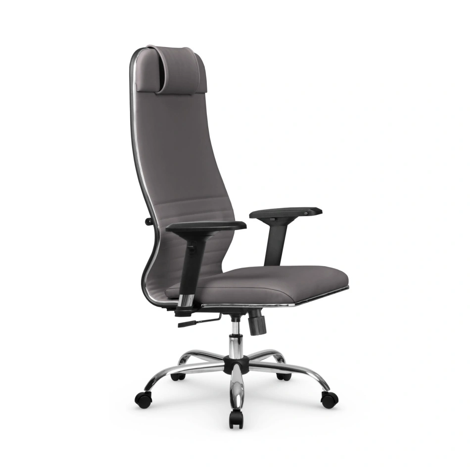 Кресло для руководителя Метта L 1m 38K2/4D_17833_Infinity Easy Clean_серый