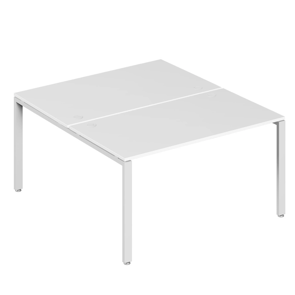 Бенч-система на 2 места Trend Metal TDM32230744 белый