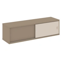 Estetica Надставка на две тумбы низкая ES.NN-4.1 Латте/Тиквуд тёмный 1500×410×410
