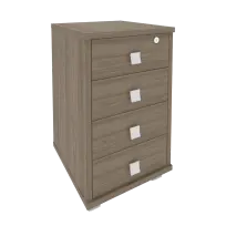 Style Тумба подкатная 4 ящ. с фолдингом Л.ТМ-4F Дуб наварра 420×450×714